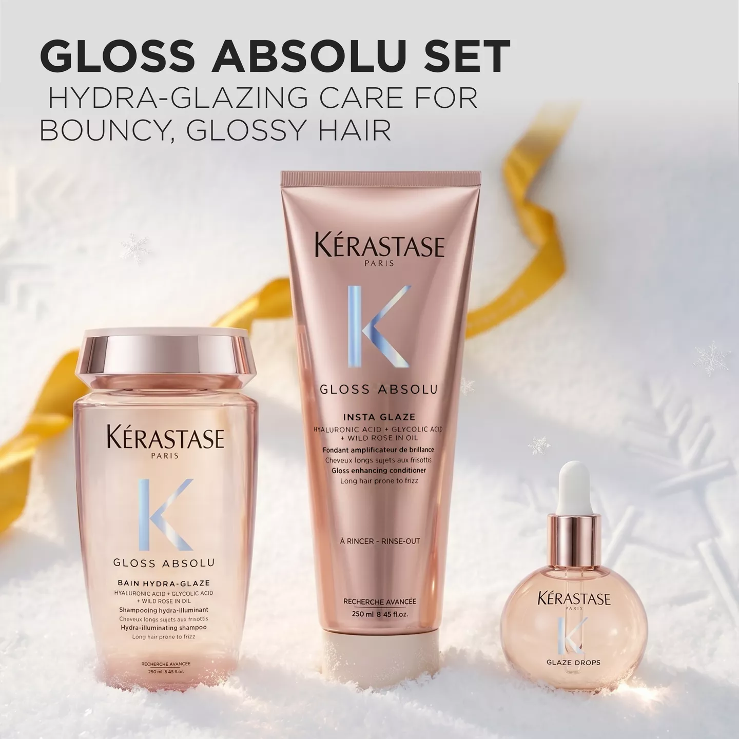 Gloss Absolu Holiday Trio Set for Glossy Hair - Image 2