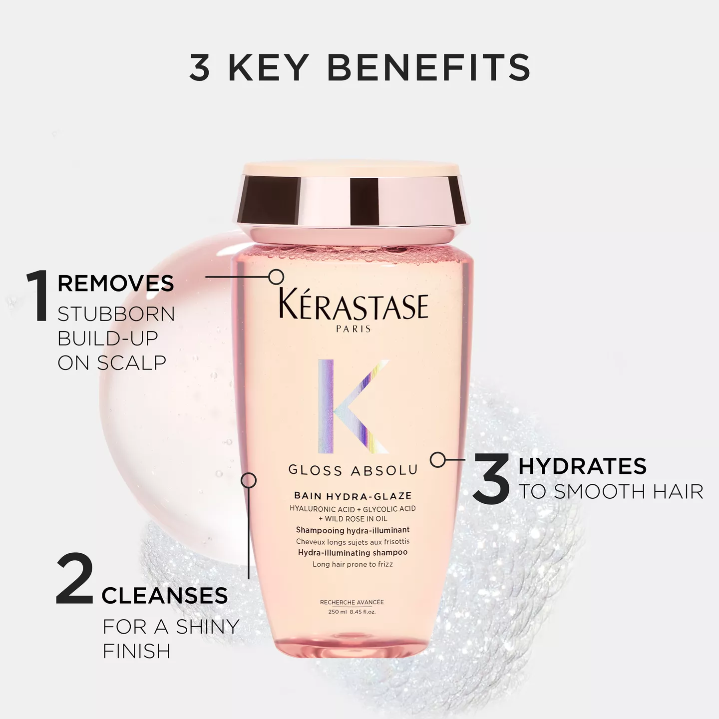 Gloss Absolu Bain Hydra-Glaze Anti-Frizz Shampoo - Image 4